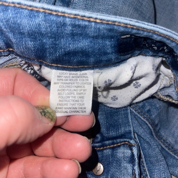 GUC Lucky Brand Lolita Crop Women’s Blue Jeans - Picture 9 of 9